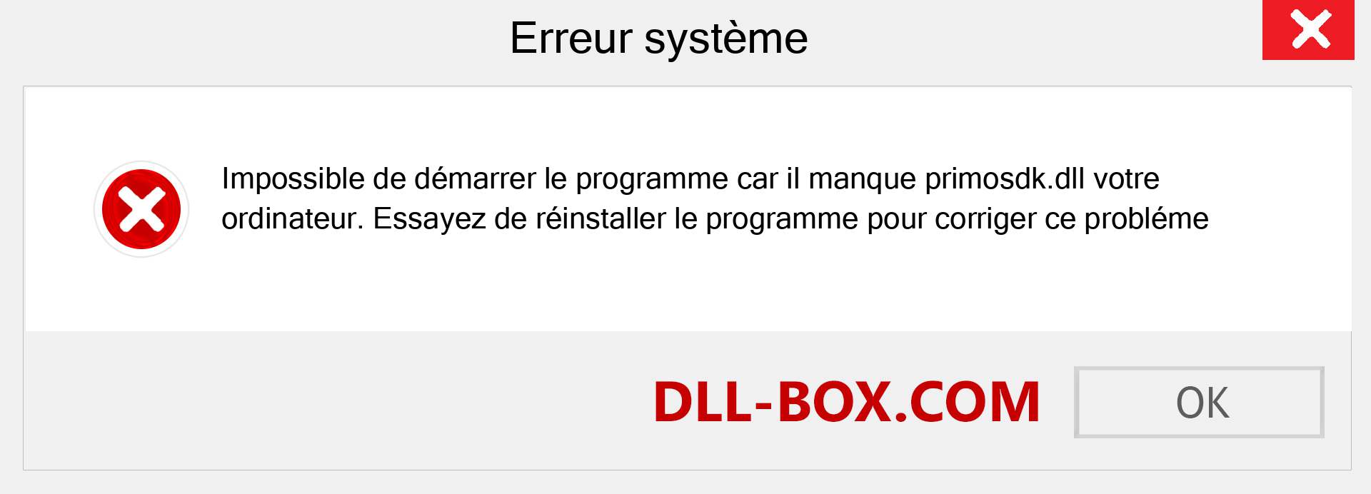 Le fichier primosdk.dll est manquant ?. Télécharger pour Windows 7, 8, 10 - Correction de l'erreur manquante primosdk dll sur Windows, photos, images